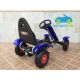 Kart infantil a pedales F618 color azul