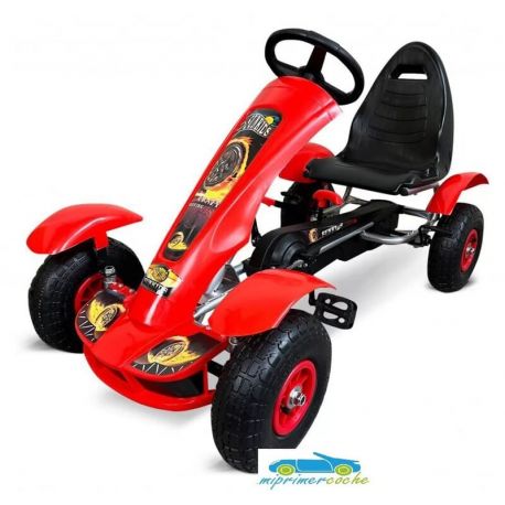 Kart infantil a pedales F618 color azul