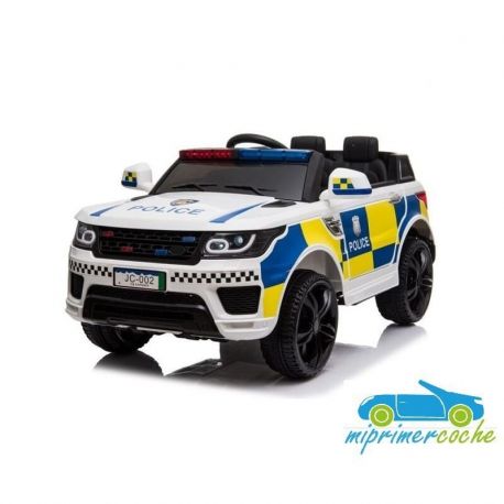 Coche de Policía Estilo Land Rover 12V 2.4G con altavoz y megafono