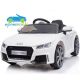 Coche eléctrico para niños AUDI TT RS BLANCO 12V control parental2.4G