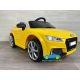 Coche eléctrico para niños AUDI TT RS BLANCO 12V control parental2.4G