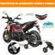 Moto eléctrica para niños APRILIA DORSODURO 900 12V