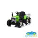 Tractor Eléctrico para Niños XMX611B 12v 2.4G con remolque
