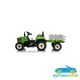 Tractor Eléctrico para Niños XMX611B 12v 2.4G con remolque