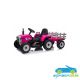 Tractor Eléctrico para Niños XMX611B 12v 2.4G con remolque