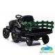 Tractor Eléctrico para Niños TRAC 7100 12V STYLE FENDT 2.4G con remolque