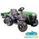 Tractor Eléctrico para Niños TRAC 7100 12V STYLE FENDT 2.4G con remolque
