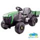 Tractor Eléctrico para Niños TRAC 7100 12V STYLE FENDT 2.4G con remolque
