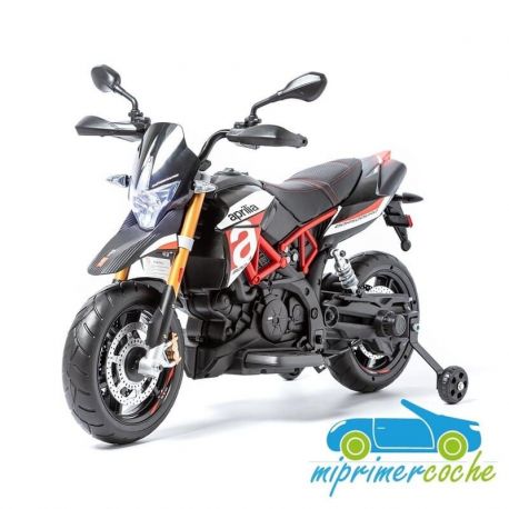 Moto eléctrica para niños APRILIA DORSODURO 900 12V