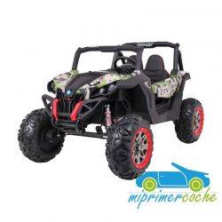 TODOTERRENO ELÉCTRICO INFANTIL BUGGY UTV 4X4 MP4 12V 2 PLAZAS 