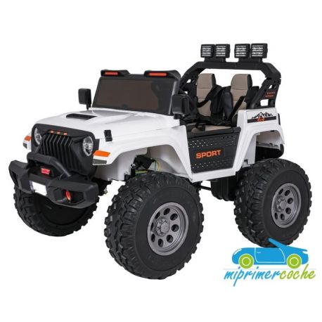 TODOTERRENO SPORT EXTREMO 24V 2 PLAZAS 4X4 MANDO 2.4G TAMAÑO VARIABLE