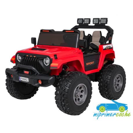 TODOTERRENO SPORT EXTREMO 24V 2 PLAZAS 4X4 MANDO 2.4G TAMAÑO VARIABLE