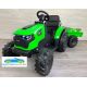TRACTOR ELÉCTRICO INFANTIL 720T 24V CON MANDO Y REMOLQUE
