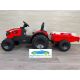 TRACTOR ELÉCTRICO INFANTIL 720T 24V CON MANDO Y REMOLQUE