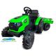 TRACTOR ELÉCTRICO INFANTIL 720T 24V CON MANDO Y REMOLQUE