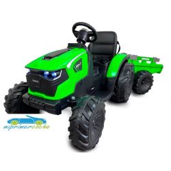 TRACTOR ELÉCTRICO INFANTIL 720T 24V CON MANDO Y REMOLQUE