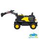 EXCAVADORA AUTOMÁTICA ELÉCTRICA INFANTIL VOLVO 12V mando 2.4G