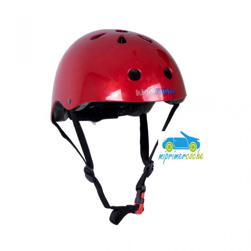 casco metalico mediano rojo
